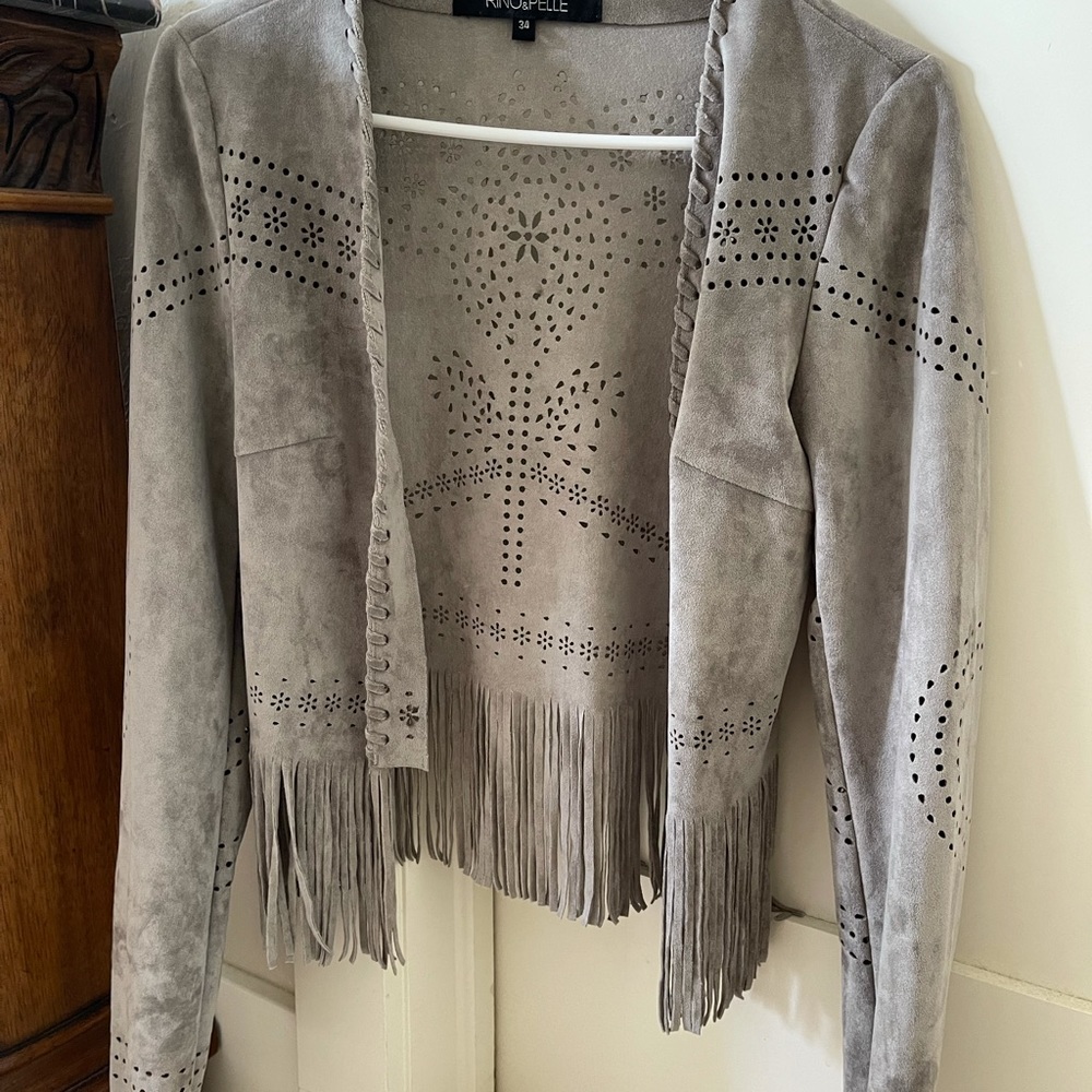 Rino&Pelle Suede Fringed Jacket
